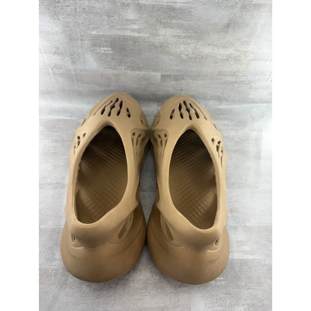 Adidas Yeezy Foam RNNR Ochre Men Size 13 Tan Slip On Shoes GW3354 Made in USA